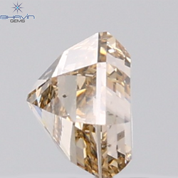 1.01 CT Shield Shape Natural Diamond Brown Color SI1 Clarity (5.44 MM)