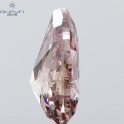 0.09 CT Pear Shape Natural Diamond Pink Color SI2 Clarity (3.54 MM)