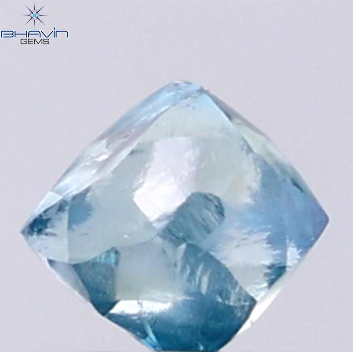 0.49 CT ラフシェイプ ナチュラル ダイヤモンド ピンク色 I3 クラリティ (4.90 MM)