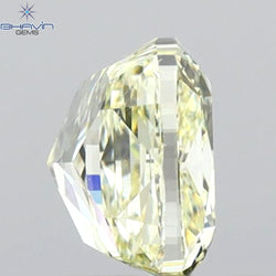 GIA Certified 1.03 CT Cushion Diamond Natural Yellow Color SI1 Clarity (5.49 MM)