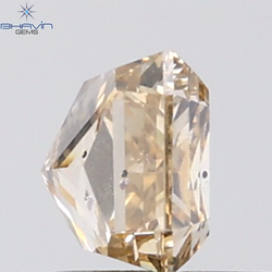 1.00 CT Radiant Natural Brown Diamond SI2 Clarity (5.22 MM)