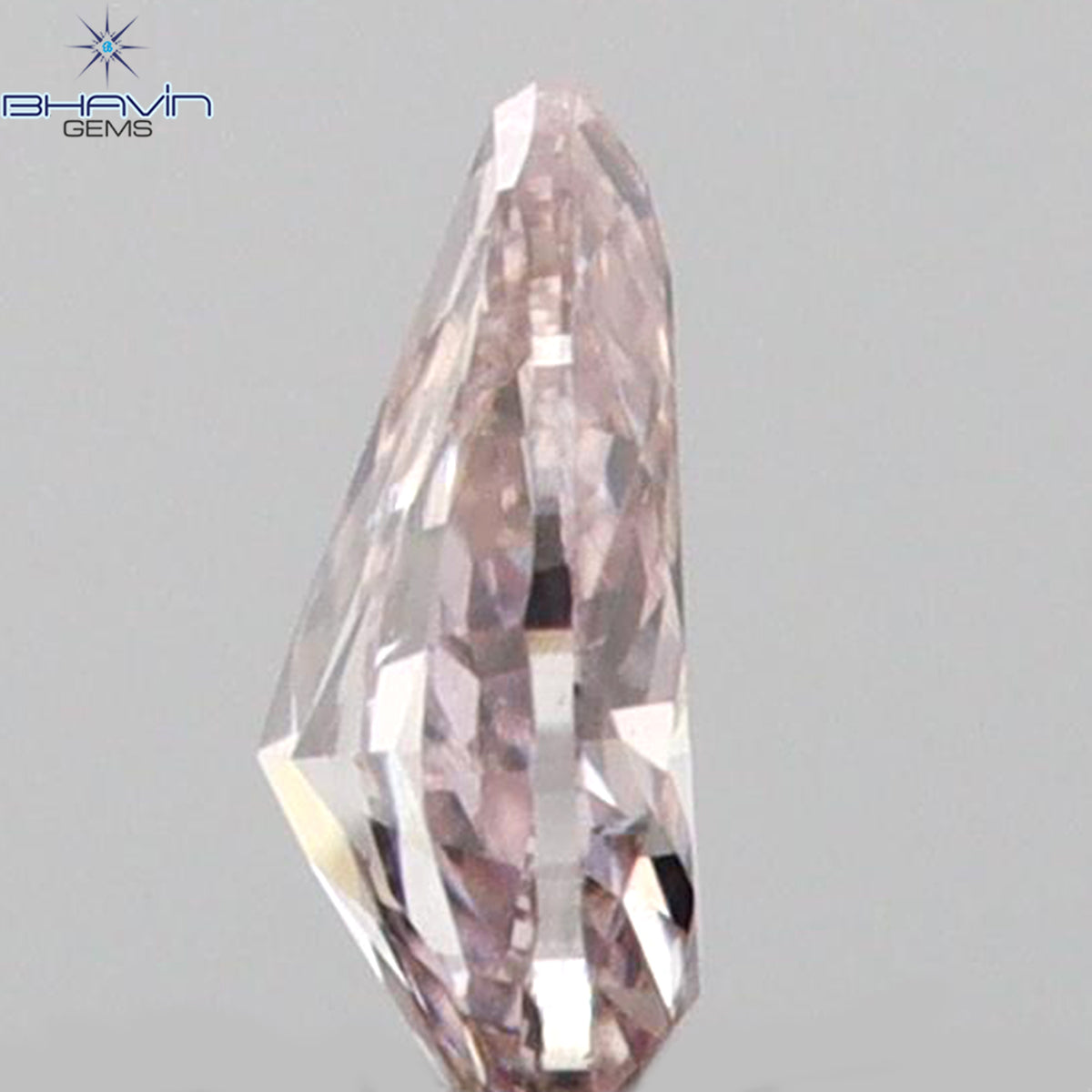 0.05 CT Natural Pear Diamond Pink Color Clarity VS2 (3.02 MM)