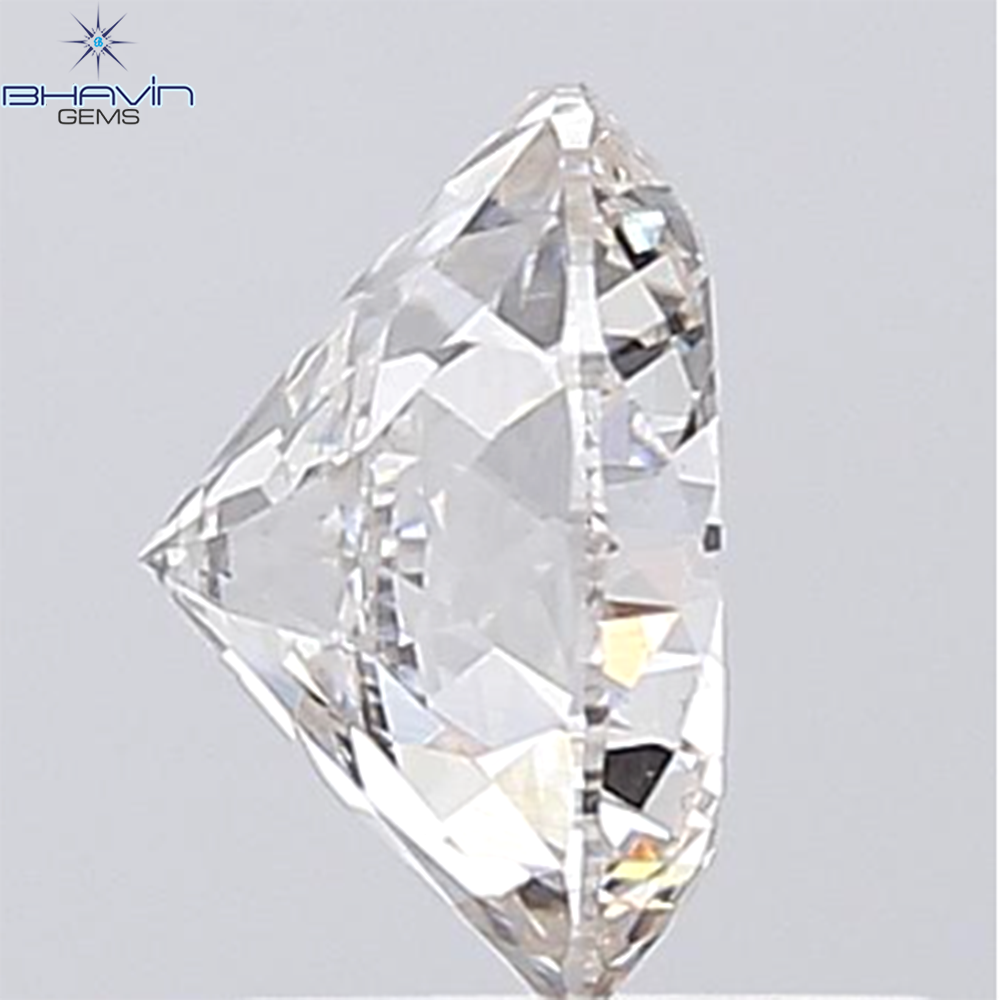0.18 CT ラウンド ローズ カット シェイプ 天然ダイヤモンド ピンク色 I2 クラリティ (3.86 MM)