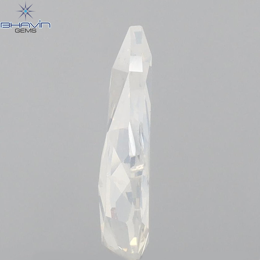 0.52 CT Pear Shape Natural Diamond White Color SI1 Clarity (8.11 MM)