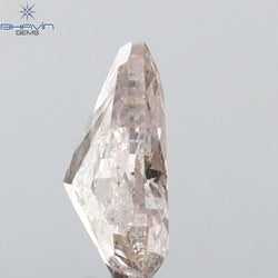 GIA Certified 1.01 CT Pear Diamond Pinkish Brown Color Natural  Diamond (7.88 MM)