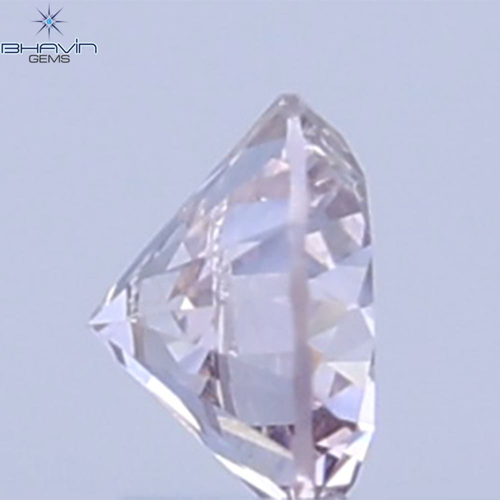 0.03 CT Natural Round Diamond Pink Color Clarity SI (1.90 MM)