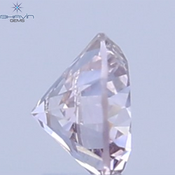 0.03 CT Natural Round Diamond Pink Color Clarity SI (1.90 MM)