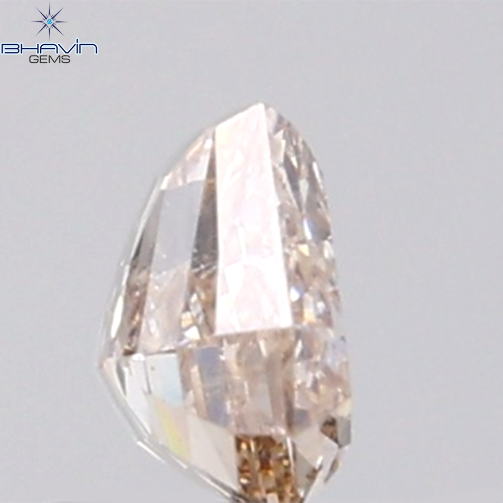 1.01 CT Trapezoid Diamond Natural Brown Color SI1 Clarity (6.96 MM)