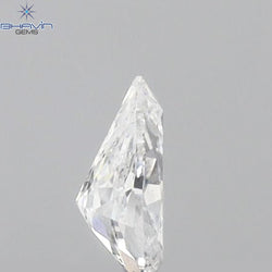 0.17 CT Pear Shape Natural Diamond White Color SI2 Clarity (4.36 MM)