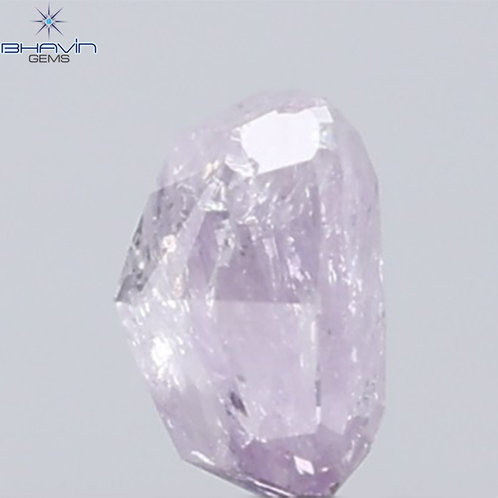0.27 CT Cushion Diamond Natural Pink Color I3 Clarity (3.72 MM)