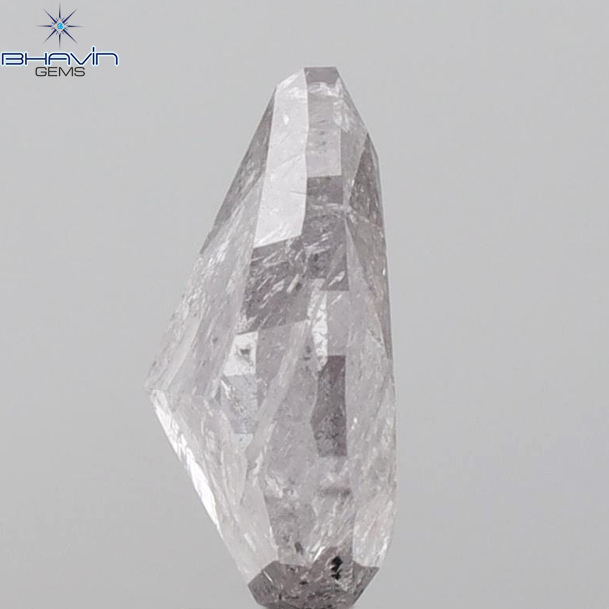 2.34 CT ペアシェイプ 天然ダイヤモンド ピンクカラー I3 クラリティ (9.84 MM)