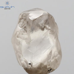 1.84 CT Rough Shape Natural Diamond Brown Color VS1 Clarity (7.66  MM)