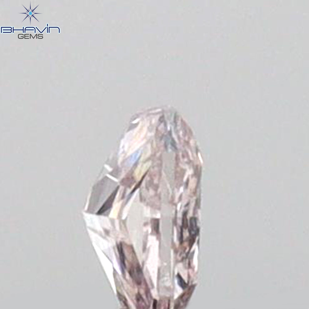 0.08 CT Radiant Shape Natural Diamond Pink Color SI1 Clarity (2.77 MM)