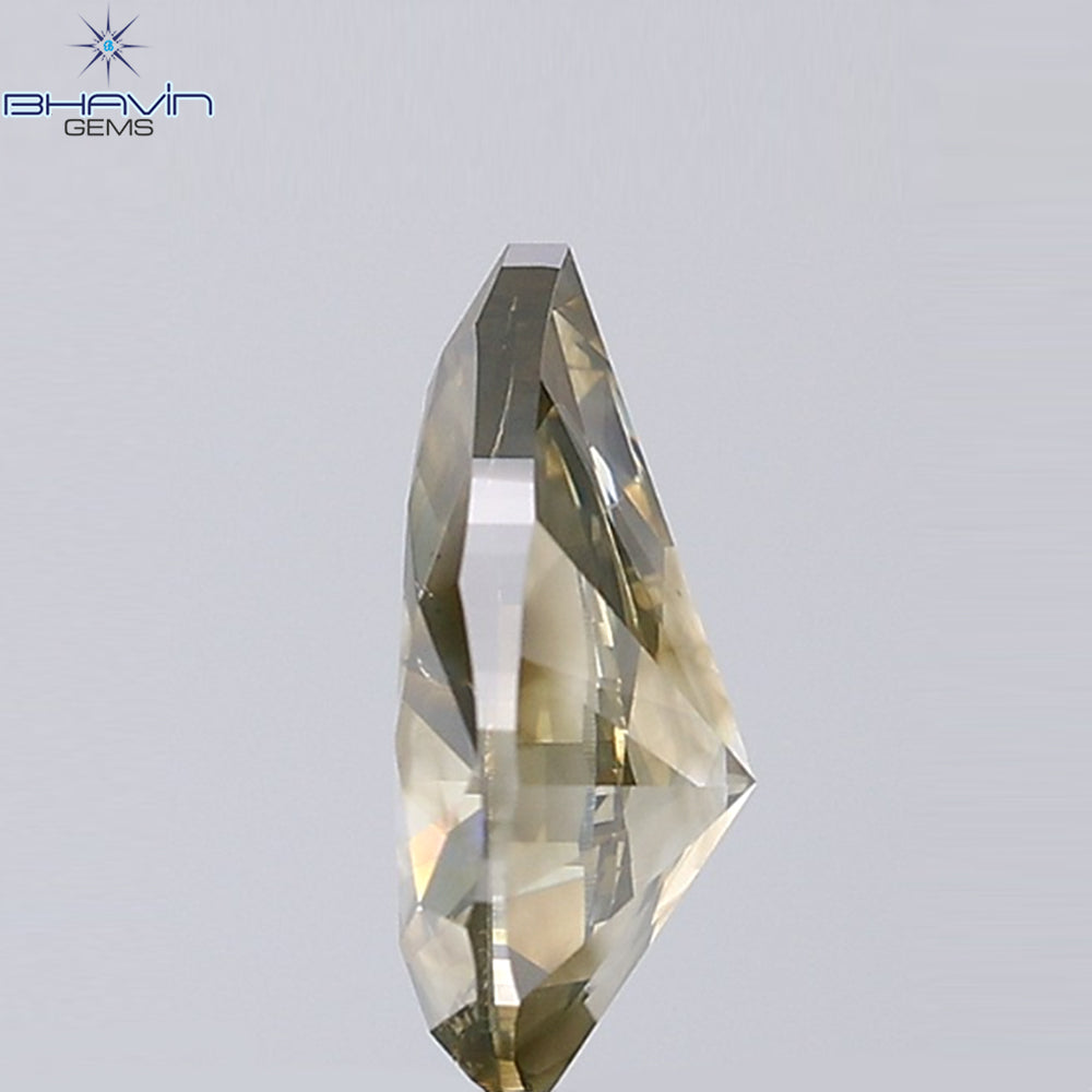 0.19 CT ラディアント シェイプ ナチュラル ダイヤモンド イエロー カラー VS1 クラリティ (3.95 MM)