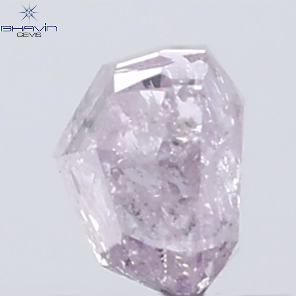 0.24 CT Cushion Diamond Natural Pink Color I3 Clarity (3.30 MM)