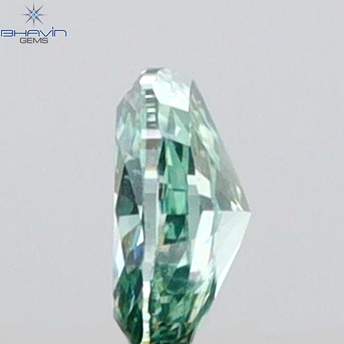 0.06 CT Natural Oval Diamond Enhanced Vivid Green Color Clarity VS1 (2.80 MM)