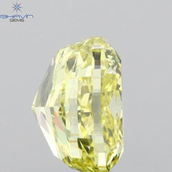 1.00 CT Cushion Diamond Yellow Color Natural Diamond I1 Clarity (5.51 MM)