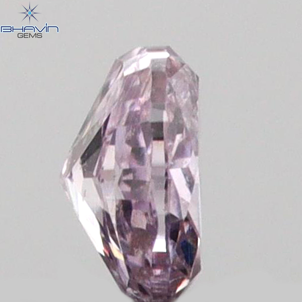 0.05 CT オーバルシェイプ 天然ダイヤモンド ピンクカラー SI1 クラリティ (2.48 MM)