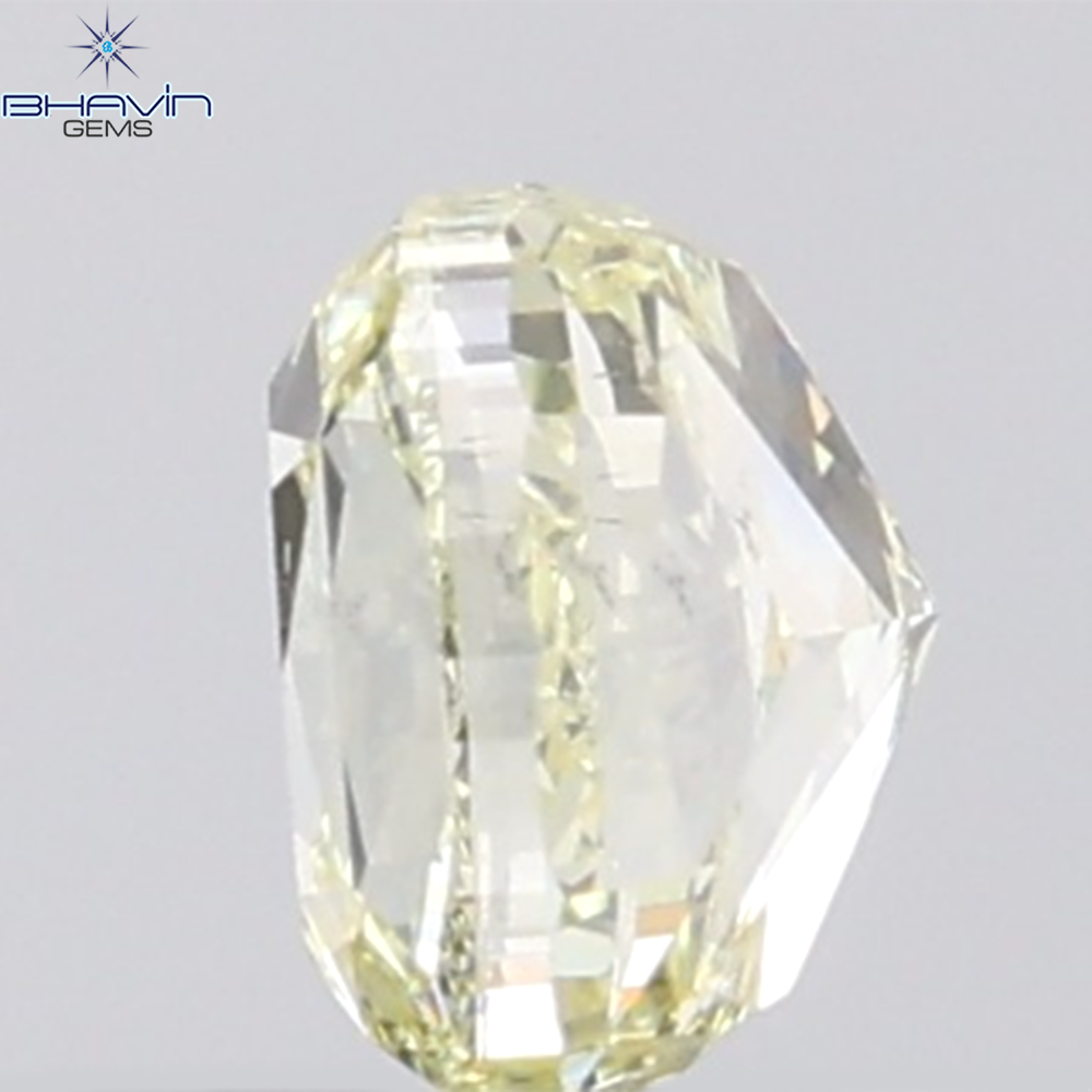 GIA認定 1.27 CT クッションダイヤモンド イエローカラー 天然ダイヤモンド VS1 クラリティ (5.97 MM)