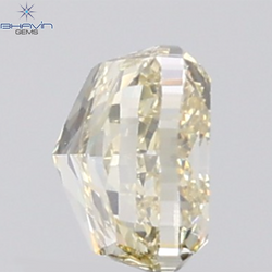 1.02 CT Cushion Diamond Natural Brown Yellow Color VVS1 Clarity (5.25 MM)