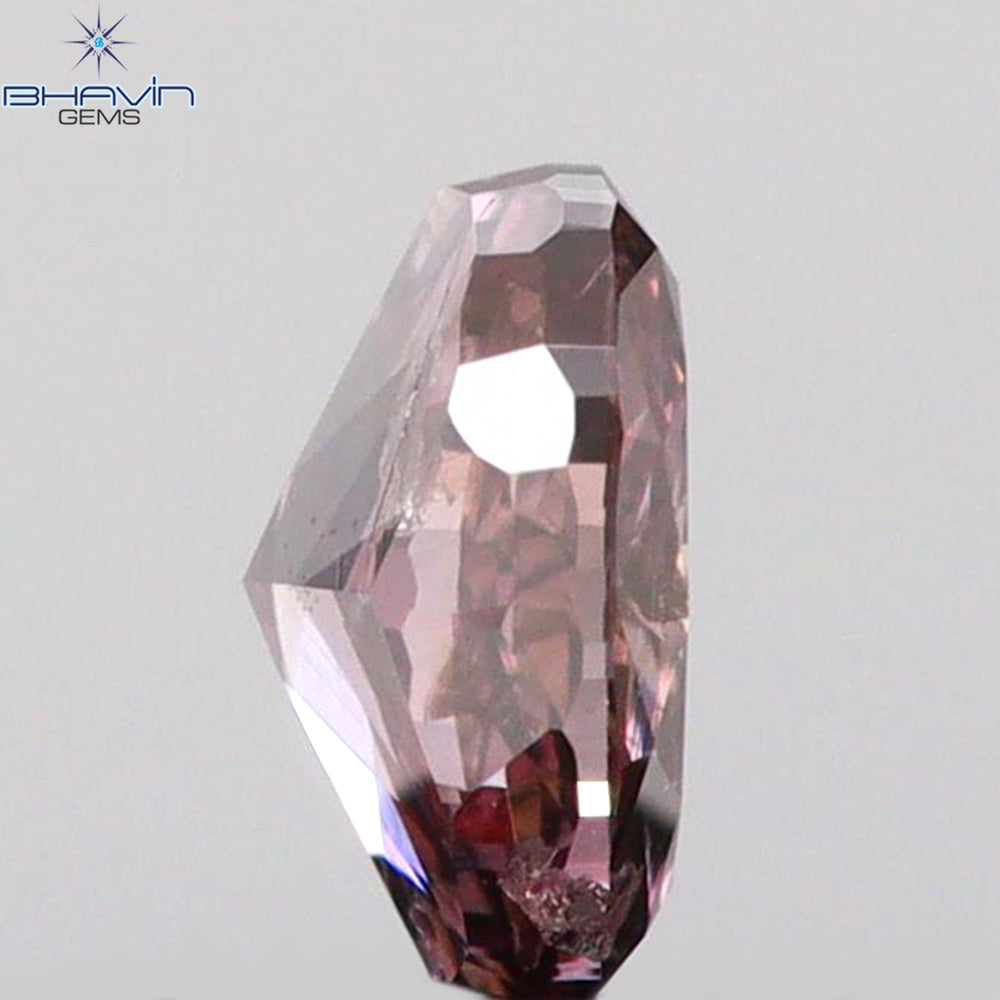 0.14 CT Oval Shape Natural Diamond Pink Color I1 Clarity (3.64 MM)