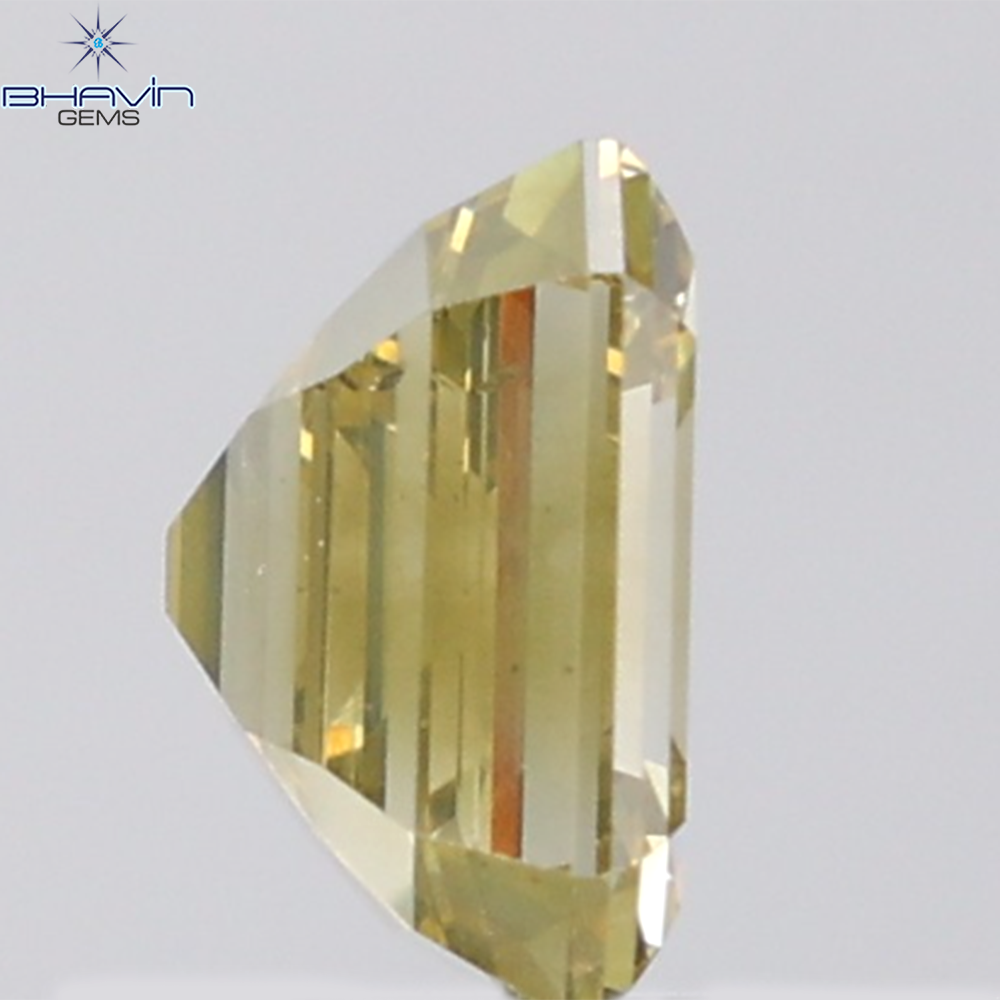 GIA認定 1.27 CT クッションダイヤモンド イエローカラー 天然ダイヤモンド VS1 クラリティ (5.97 MM)