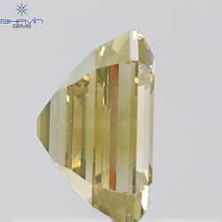 GIA認定 1.27 CT クッションダイヤモンド イエローカラー 天然ダイヤモンド VS1 クラリティ (5.97 MM)
