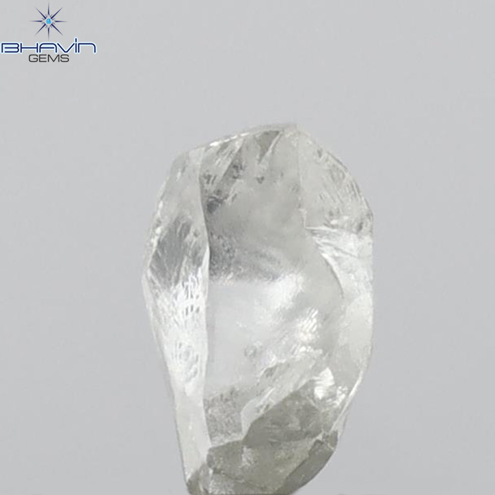 0.51 CT Rough Shape Natural Diamond White Color VS1 Clarity (5.04 MM)