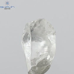 0.51 CT Rough Shape Natural Diamond White Color VS1 Clarity (5.04 MM)