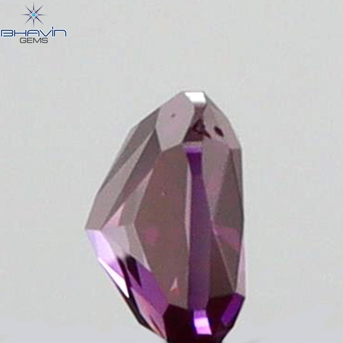 0.06 CT Natural Cushion Diamond Enhanced Pink Color Clarity VS2 (2.25 MM)