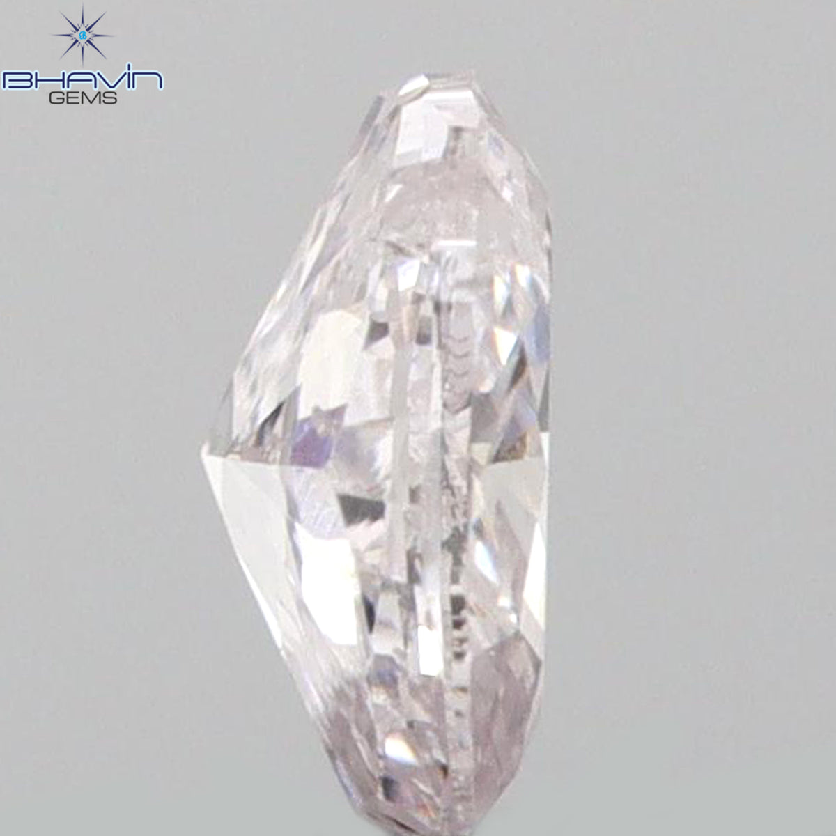 0.09 CT Natural Oval Diamond Pink Color Clarity SI2 (3.31 MM)