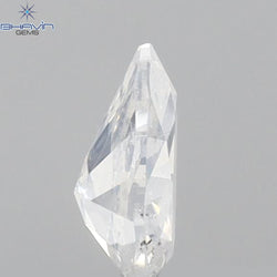 0.30 CT Pear Shape Natural Diamond White Color SI2 Clarity (5.23 MM)