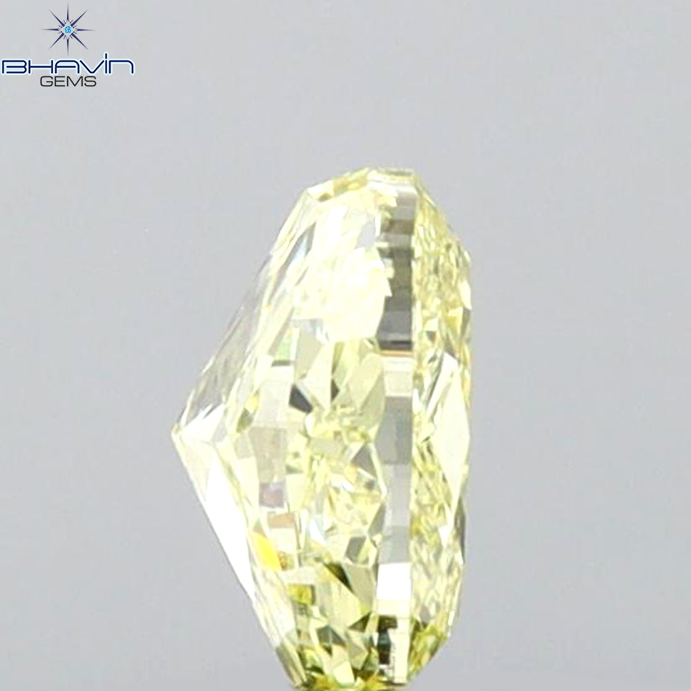 GIA Certified 0.70 CT Oval Shape Natural Diamond Yellow Color VS1 Clarity (6.05 MM)