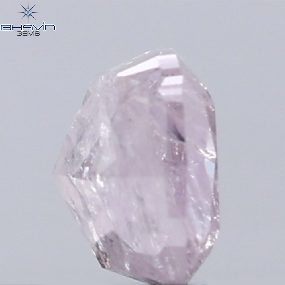 0.30 CT Radiant Diamond Natural Pink Color I3 Clarity (3.76 MM)