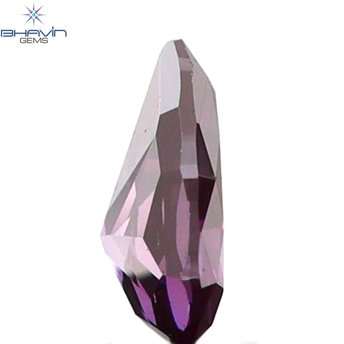 0.07 CT Natural Pear Diamond Enhanced Pink Color Clarity VS1 (3.12 MM)