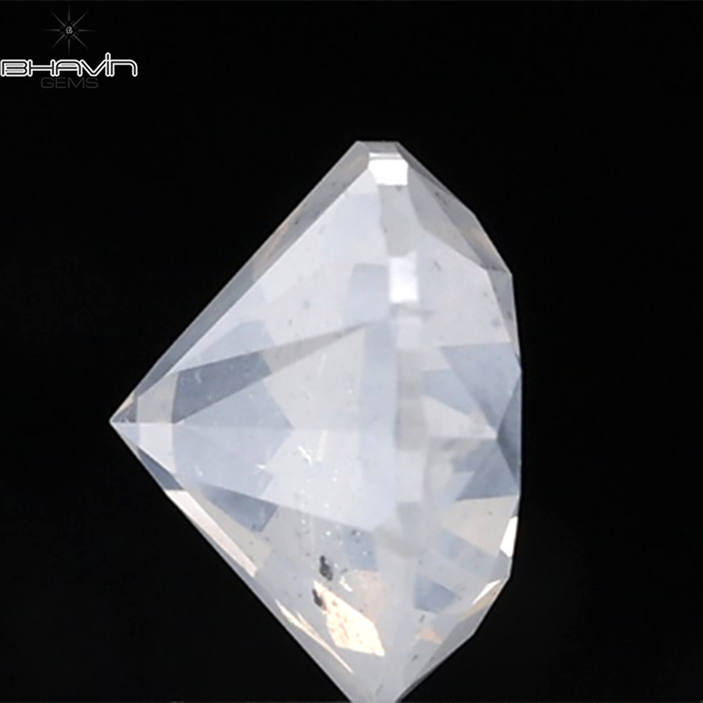 0.18 CT ラウンド ローズ カット シェイプ 天然ダイヤモンド ピンク色 I2 クラリティ (3.86 MM)