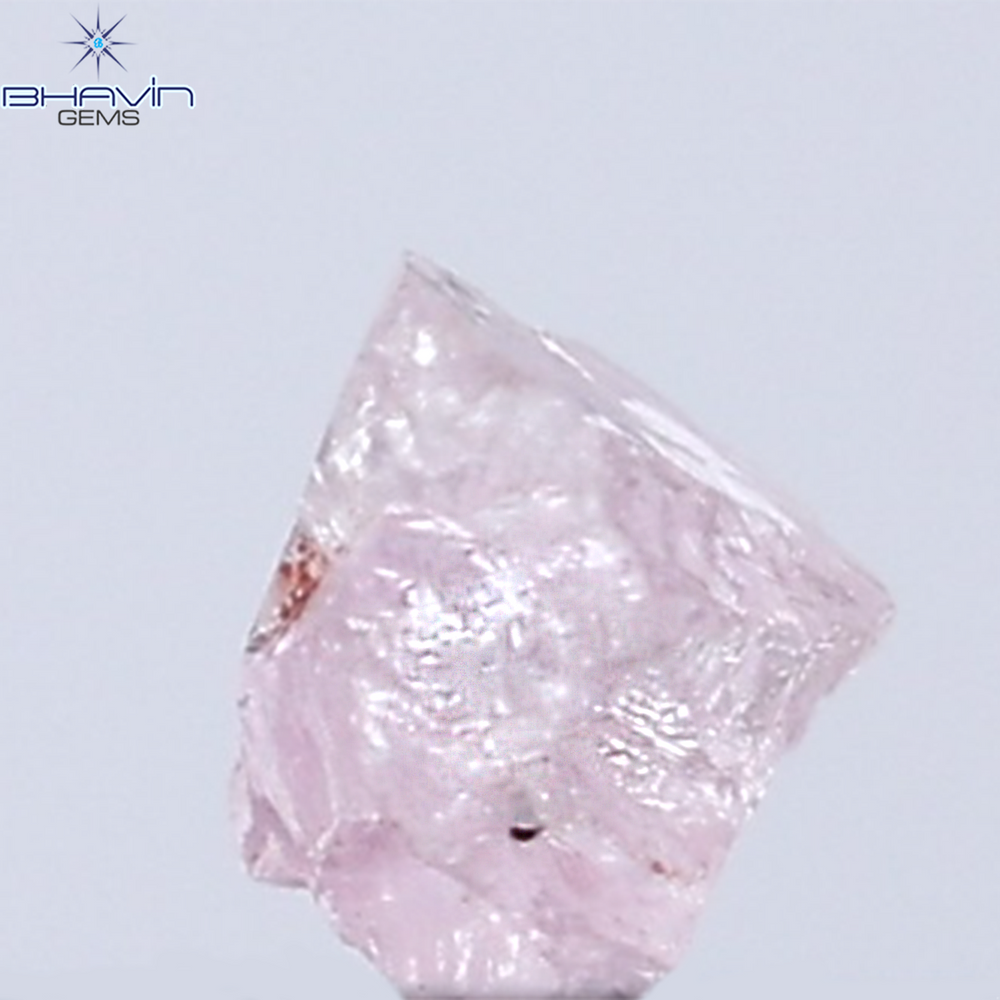 0.11 CT Rough Shape Natural Diamond Pink Color SI1 Clarity (2.66 MM)