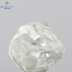 2.20 CT Rough Shape Natural Loose Diamond White (M) Color VS2 Clarity (7.50 MM)