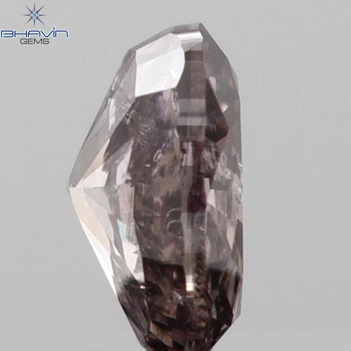 0.12 CT Natural Oval Diamond Pink Color Clarity I3 (3.43 MM)