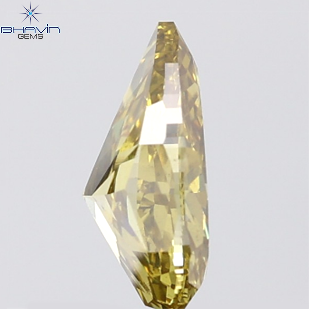 0.12 CT ペアシェイプ ナチュラル ダイヤモンド ピンク色 SI2 クラリティ (3.99 MM)