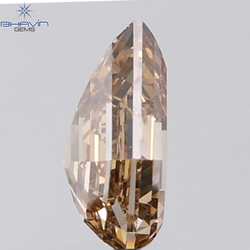 1.06 CT Kite Diamond Natural Brown Color SI1 Clarity (7.85 MM)