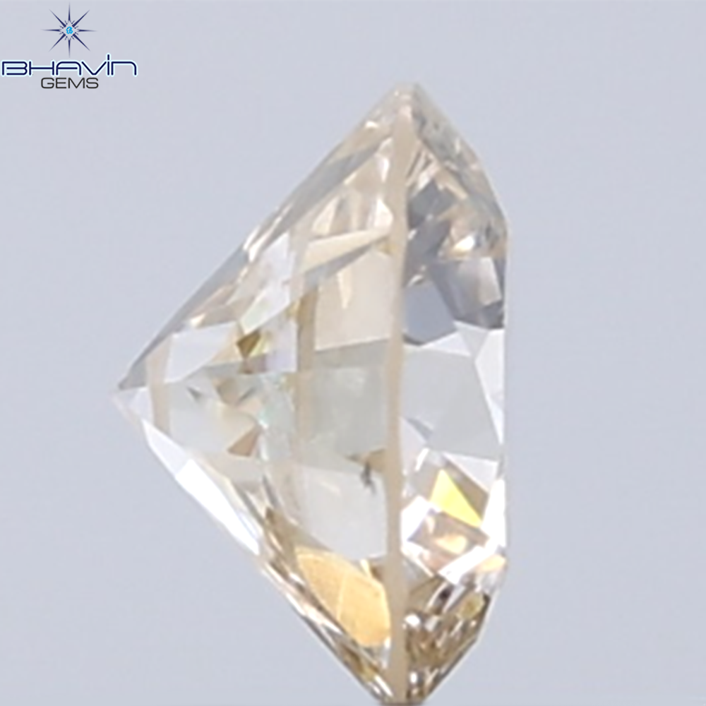 0.29 CT Natural Round Diamond Brown Color Clarity I1 (4.29 MM)