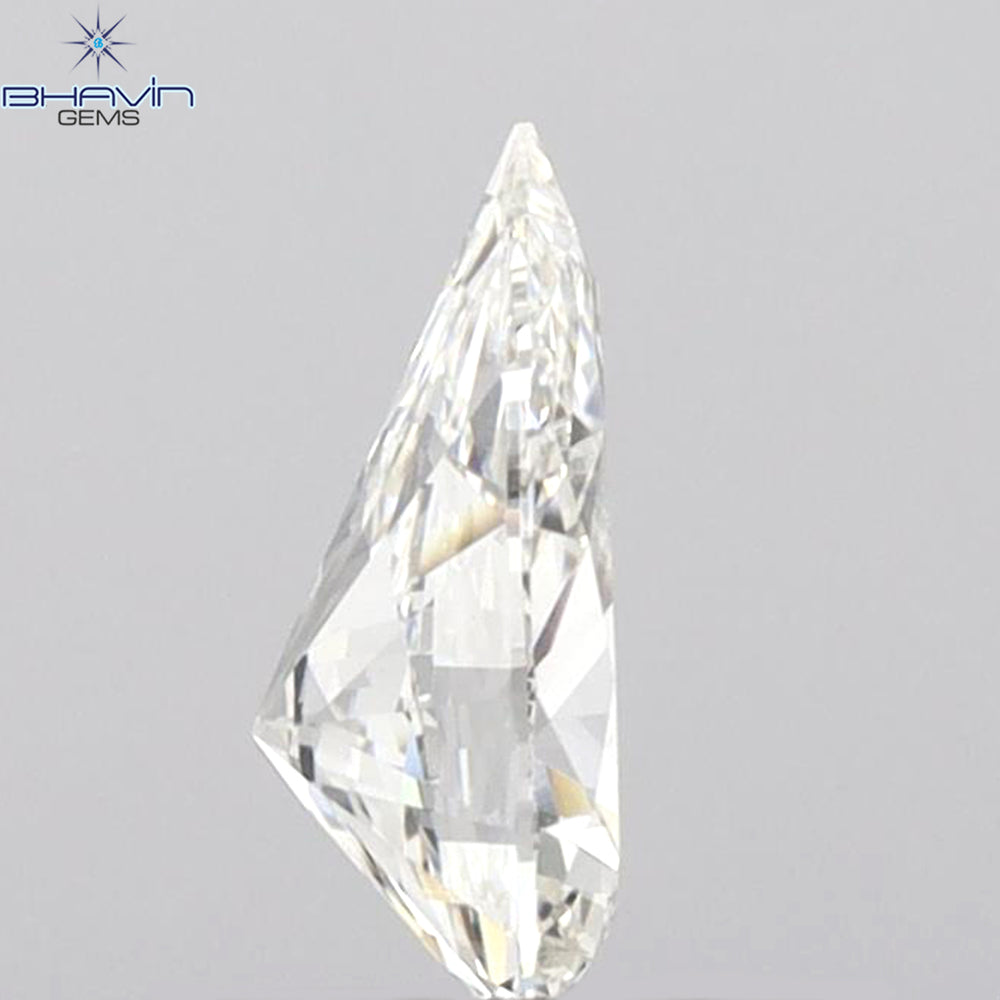 1.02 CT Pear Shape Natural Diamond White Color SI Clarity (8.95 MM)