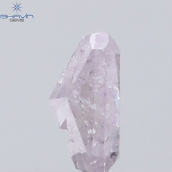 0.25 CT Radiant Diamond Natural Pink Color I3 Clarity (4.35 MM)