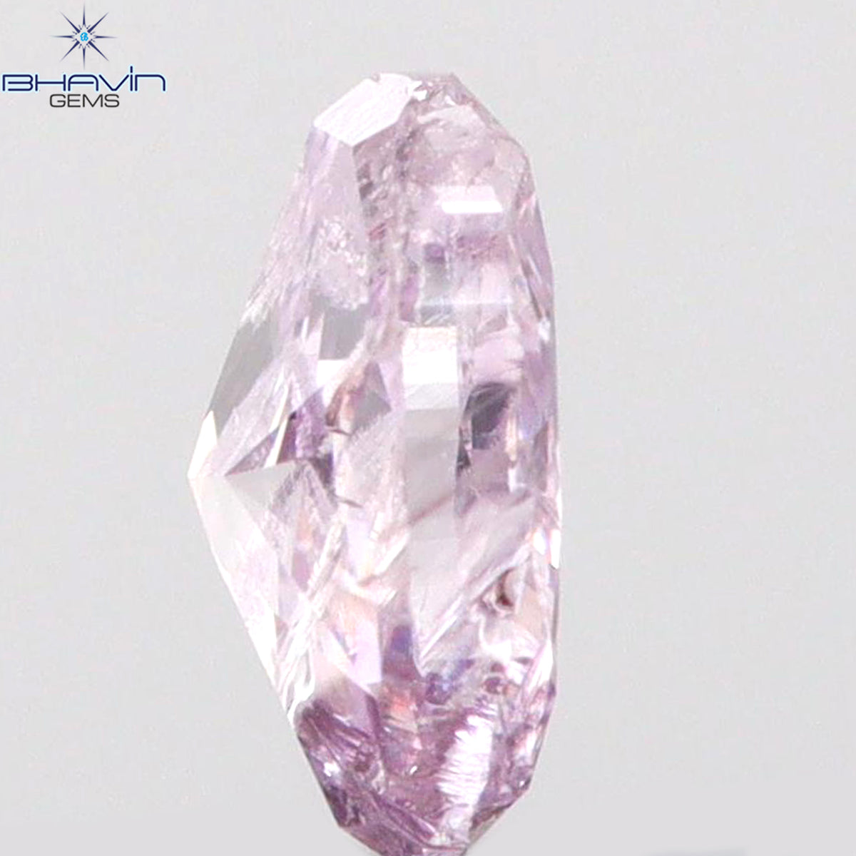 0.15 CT Natural Oval Diamond Pink Color Clarity I2 (3.77 MM)