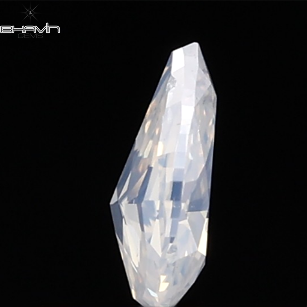 0.29 CT ペアシェイプ ナチュラル ダイヤモンド グリーン (カメレオン) カラー VS1 クラリティ (5.89 MM)