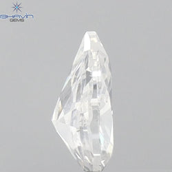 0.25 CT Pear Shape Natural Diamond White Color SI2 Clarity (4.72 MM)