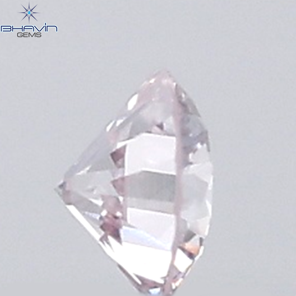 0.03 CT Round Natural Diamond Pink Color VS-SI Clarity