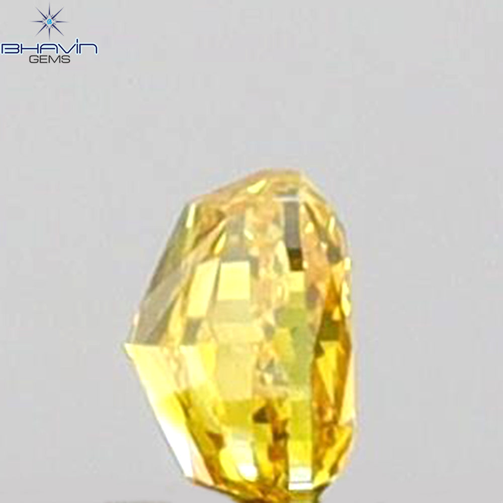 0.07 CT Cushion Shape Natural Loose Diamond Yellow Color VS1 Clarity (2.27 MM)