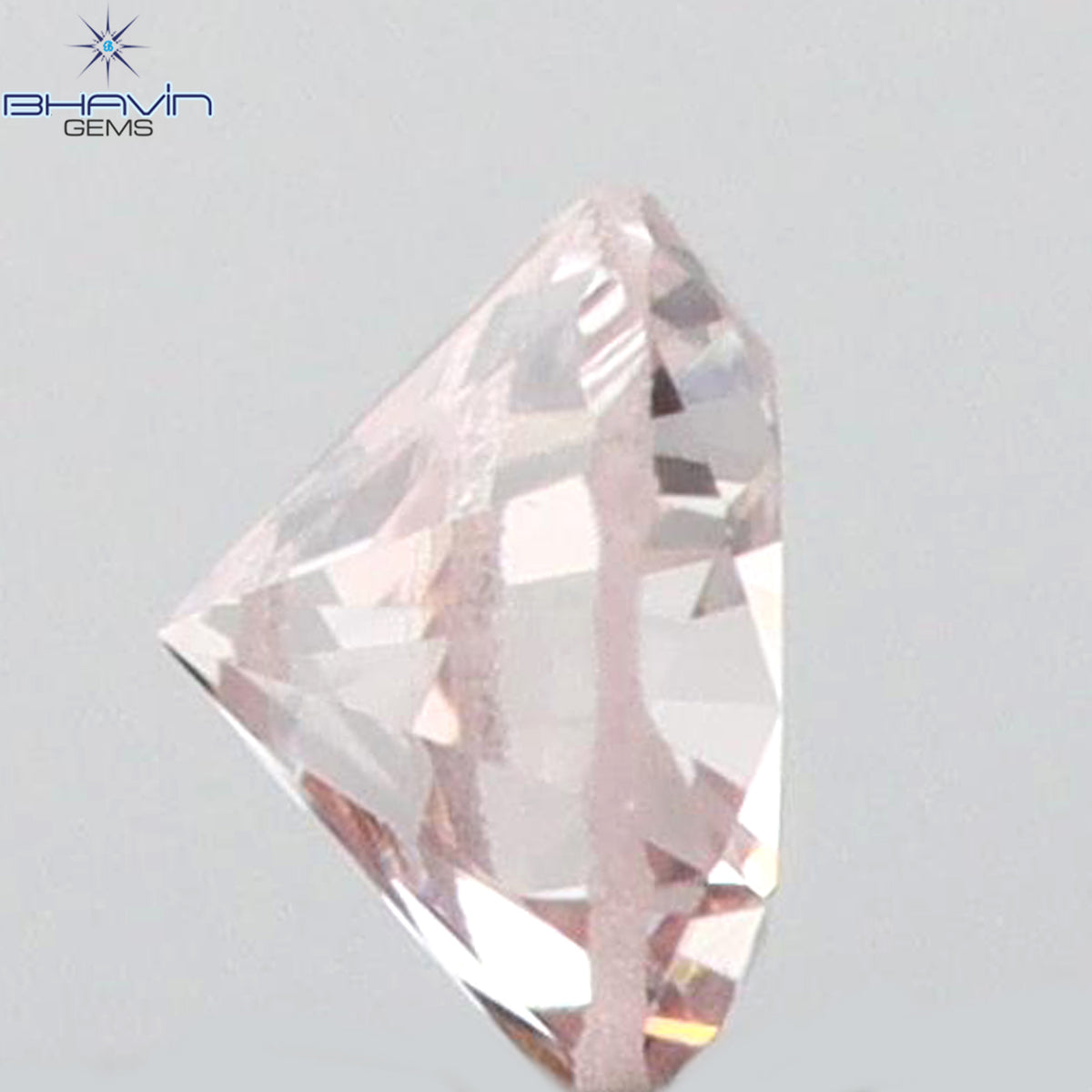 0.04 CT ラウンドシェイプ 天然ダイヤモンド ピンク（アーガイル）カラー VS2 クラリティ（2.13 MM）
